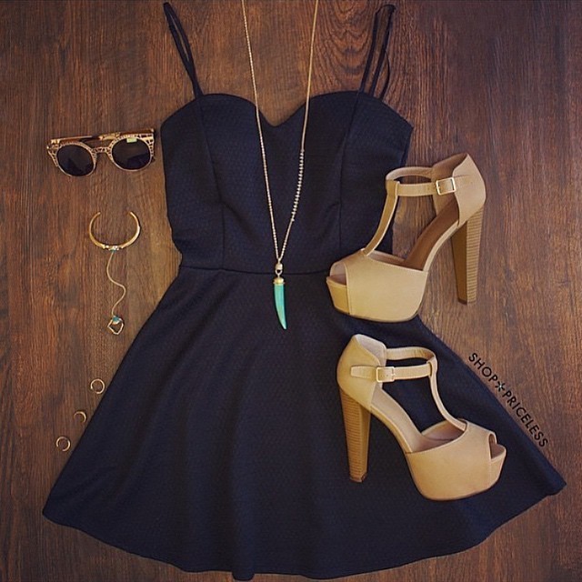 LIKE 2 HAVE IT - shoppriceless - Our Amelie Dress in black gives us ...