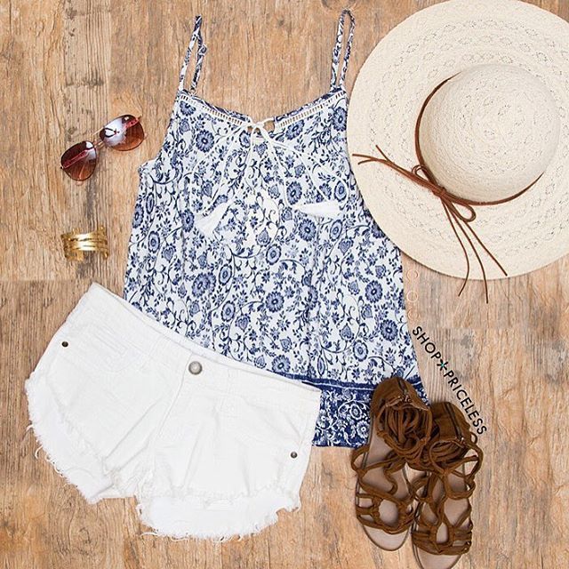 LIKE 2 HAVE IT - shoppriceless - Our Maira Print Top now comes in blue ...