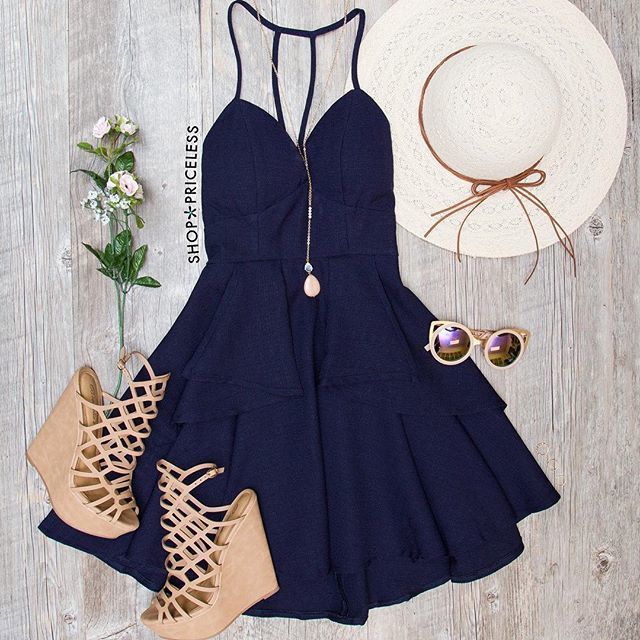 LIKE 2 HAVE IT - shoppriceless - Our Gala Dress in navy is so amazing ...